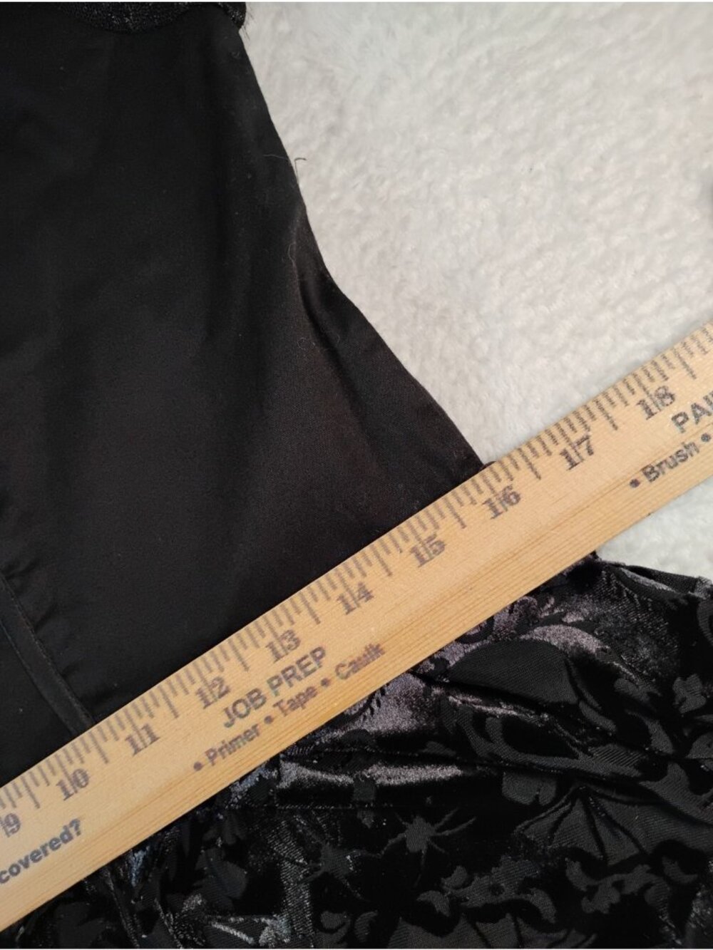 Hot Topic Black Velvet Corset Dress Y2K Whimsigoth Skulls Stretch Hi Lo XL Black - Picture 11 of 12